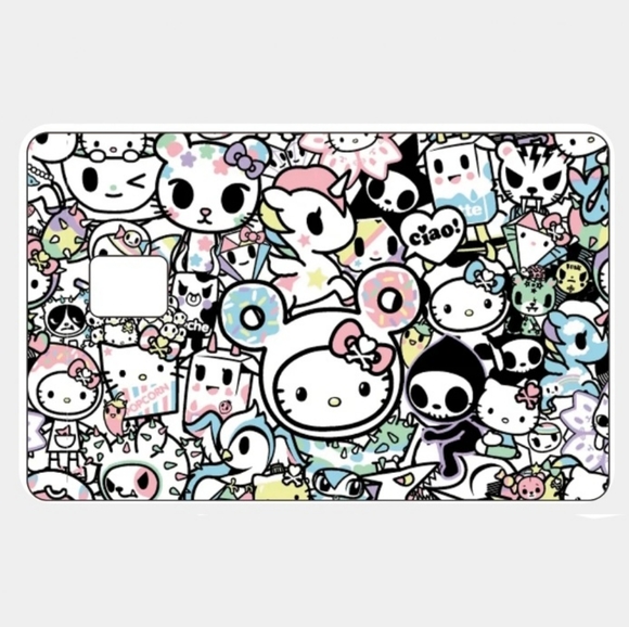 💚2/$20 Tokidoki x Hello Kitty Credit Card Skin Sticker - Picture 1 of 5